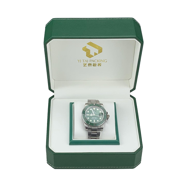 深绿色翻盖手表盒